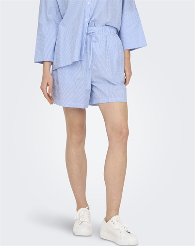 Only - ONLAugusta Shorts - Cloud Dancer/Blue Stripes 